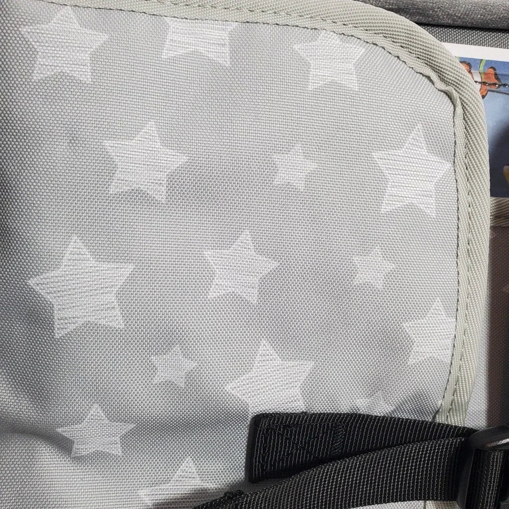 Kids Travel Activity Tote –‎ Stars Print – Learning Board & Book Included